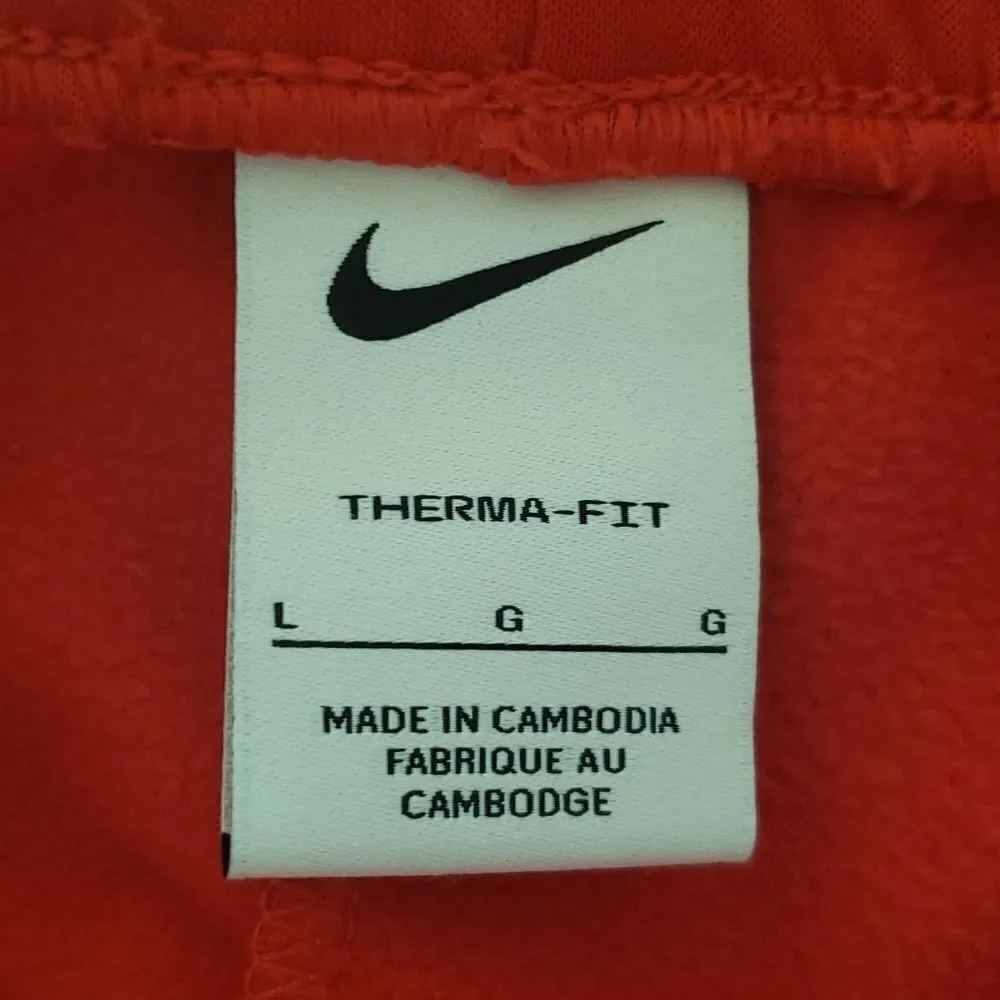 NWOT Bright Red Nike Jogging Running Pants Sz L